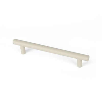 Poignée de meuble cylindrique inox greige mat entraxe 128 mm par 4 REI