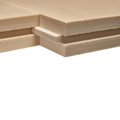 Panneau de polystyrène extrudé rainuré bouveté - Épaisseur 80 mm - l. 0,60 x L.1,25 m SOPREMA