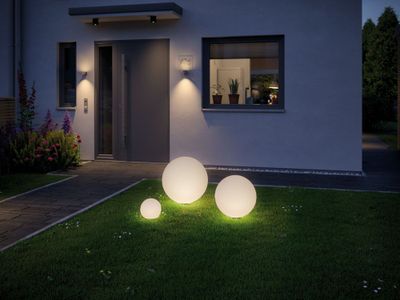 Boule lumineuse extérieur LED Ø20cm Plug & Shine IP67 235 lumens blanc chaud - PAULMANN