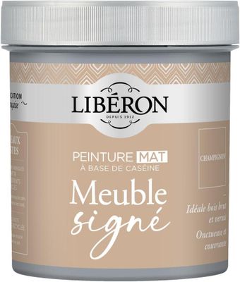 Peinture meuble bois à la caséine mat champignon 0,5 L LIBERON