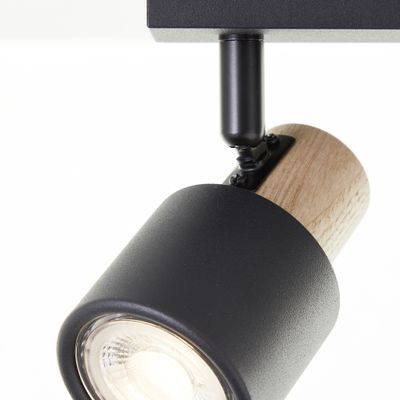 Réglette PINI GU10 2x10W noir - BRILLIANT