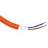Câble électrique tissu orange 3m - TIBELEC
