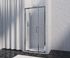 Porte de douche pivotante 100x200 cm profilé chrome verre transparent 8 mm Signature - OCEA