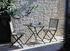 Table de jardin pliante GUERIDON aluminium graphite 70 x 70 cm, Livraison à domicile incluse - PROLOISIRS