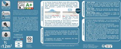 Vernis Pur Protect cuisine et bains brillant incolore 0,25 litre