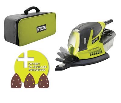 Ponceuse triangulaire 100 W RPS 100S RYOBI