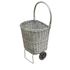 Panier à bûches sur roues gris Shopper - DELTA