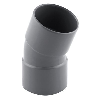 Coude PVC évacuation 20° femelle/femelle Ø40 - FITT