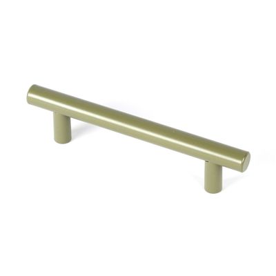 Poignée de meuble cylindrique inox vert olive entraxe 96 mm REI