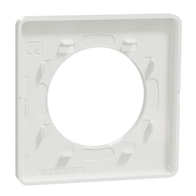 Plaque de finition 1 poste blanc - Odace 2011 Touch SCHNEIDER ELECTRIC