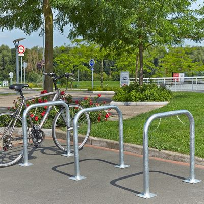 Arceau antivol pour 2 vélos sur platine MOTTEZ