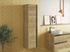 Colonne de salle de bains Thana 2 portes L35 x H140 x P32 cm panneau de particules chêne naturel