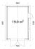 Garage bois Palmako Roger bois naturel ép.44 mm double portes en bois - 24,5 m², Livraison à domicile incluse - PALMAKO