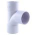 Te pied de biche f/f d40 angle 87° blanc FITT