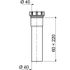 Rallonge Ø40 mm longueur 200 mm pour évier - WIRQUIN