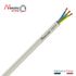 Câble électrique H05VV-F 3G2,5 mm² souple intérieur 5 m blanc - NEXANS