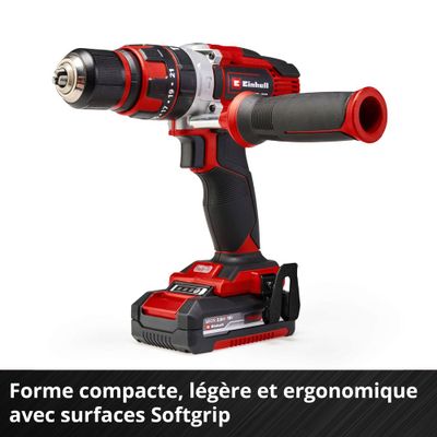 Perceuse visseuse à percussion sans fil 18 V avec 2 batteries 2,0 Ah TE-CD 18/48 Li-i EINHELL