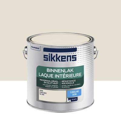 Peinture intérieure blanc sable satin 2,5 L - SIKKENS