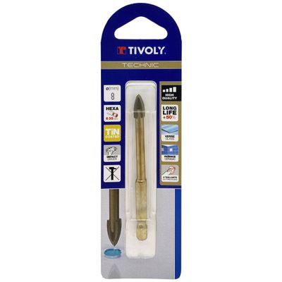 Mèche verre diamètre 8 mm - TIVOLY