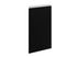 Porte avec poignée intégrée pour meuble de cuisine Mallorca noir mat 70 x 45 cm OFITRES