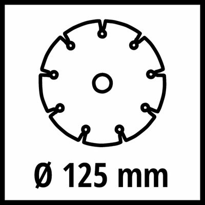 Rainureuse 1320 W diamètre 125 mm TH-MA1300 EINHELL