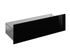 Façade tiroir pour meuble de cuisine Cristal noir brillant 35 x 120 cm OFITRES