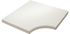 Margelle d'angle droit plat Océane Lubéron NF 50 x 50 x 3,4 cm - FABEMI