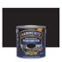 Peinture fer extérieur direct sur rouille finition lisse noir brillant 2,5 L - HAMMERITE