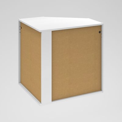 Caisson cuisine haut d'angle blanc L 61 x H 70 cm OFITRES