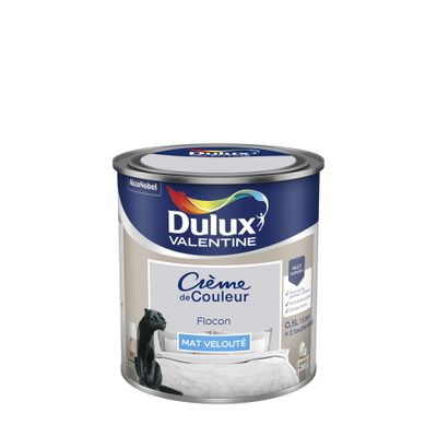 Peinture Crème de Couleur Flocon mat 0,5 L - DULUX VALENTINE