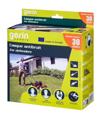 Casque anti-bruit spécial motoculture 30 dB GERIN