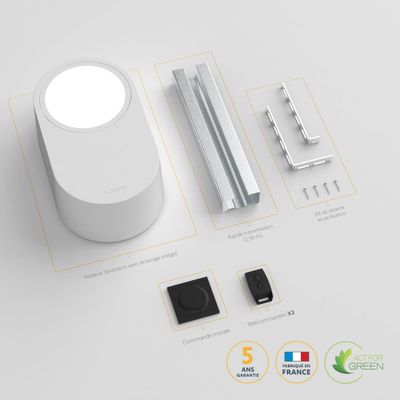 Motorisation pour porte de garage SERENIA IO 1100 - SOMFY