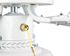 Ventilateur de plafond avec lumière E27 à tirette Blanc/bois Ø106cm - Hammerfest REALITY