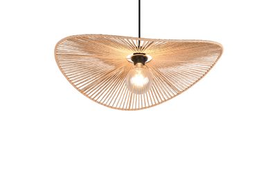 Suspension E27 Ø58 cm Laurine fil de papier naturel 40W - CASALUM