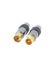 Fiches mâle+femelle or 9,52 mm par 2 SEDEA