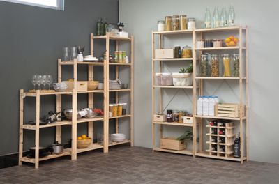 Etagère 5 tablettes pin massif 171 x 65 x 30 cm