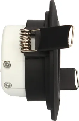 Spot LED encastrable dimmable et orientable module remplaçable Noir - Ruby ARLUX