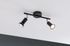 Réglette salle de bains 2 spots GU10 Carolina anthracite IP44 2x10W - PAULMANN