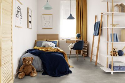 Lame PVC clipsable sous-couche intégrée effet béton TAUPE ép 5,7 mm 39,9 x 73 cm paquet de 2,04 m² GERFLOR