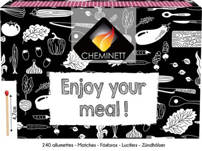 Lot de 3 boîtes d'allumettes - CHEMINETT