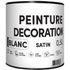 Peinture acrylique Satin Blanc 0,5 L - TDP