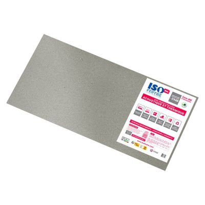 Sous-couche revêtements de sols - fibre de cellulosiques - dalle phonique ép. 2mm - paquet 5m² ISOFEUTRE