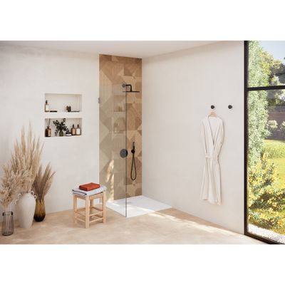 Receveur de douche 90x90 cm résine blanc mat Econova - DURAVIT