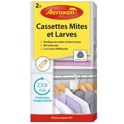 Cassettes mites et larves par 2