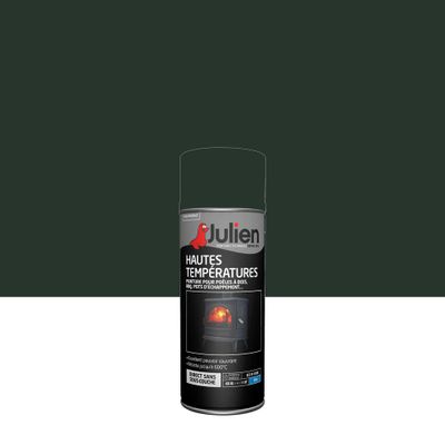 Peinture en aérosol hautes températures 600° fonte 400 mL - JULIEN