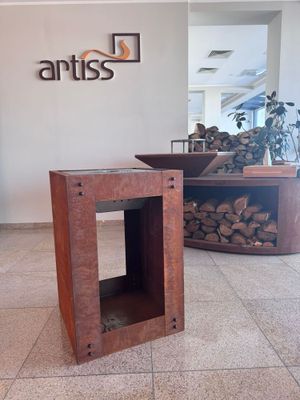 Pack Q2 corten avec grille ARTISS