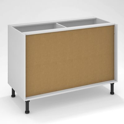 Caisson cuisine bas blanc L 120 x H 70 x P 56 cm OFITRES