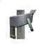Parasol déporté 3x3 m gris avec mat imitation bois orientable inclinable à manivelle PROLOIRS Livraison à domicile incluse