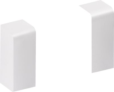 Embout plinthe avec jonction pour moulure 20 x 80 mm TEHALIT