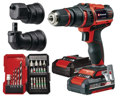 Perceuse à percussion sans fil 18 V POWER X CHANGE TE-CD 18/45 Li-i (2 batteries + 22 acc.) - EINHELL